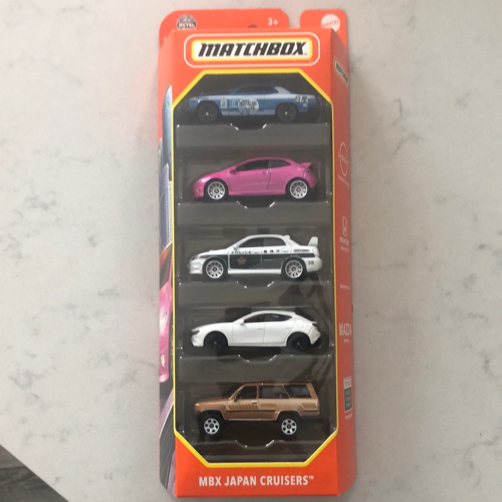 Matchbox Japan Cruisers 5 Car Set - Multicolor